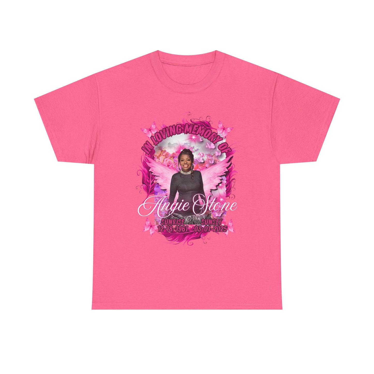 In Loving Memory Unisex Heavy Cotton Tee - Remembrance T-Shirt for Tributes