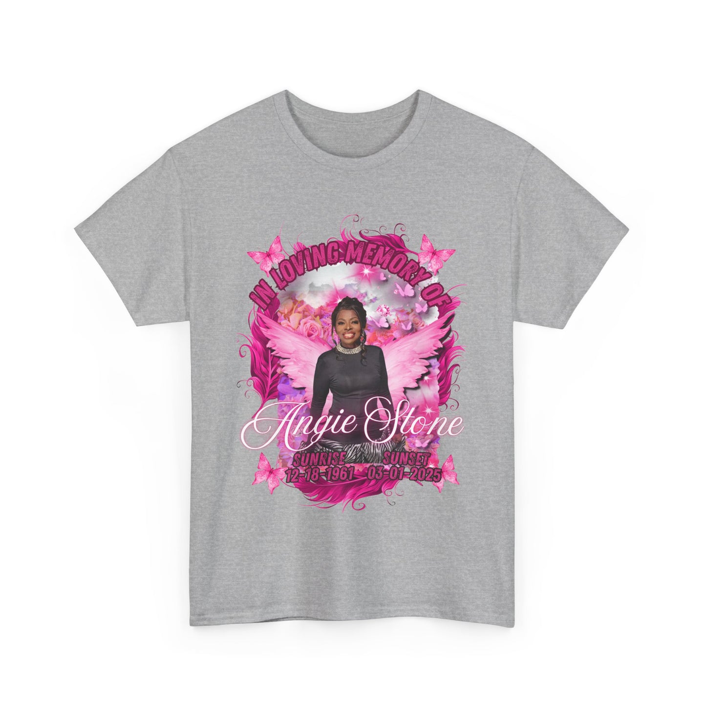In Loving Memory Unisex Heavy Cotton Tee - Remembrance T-Shirt for Tributes