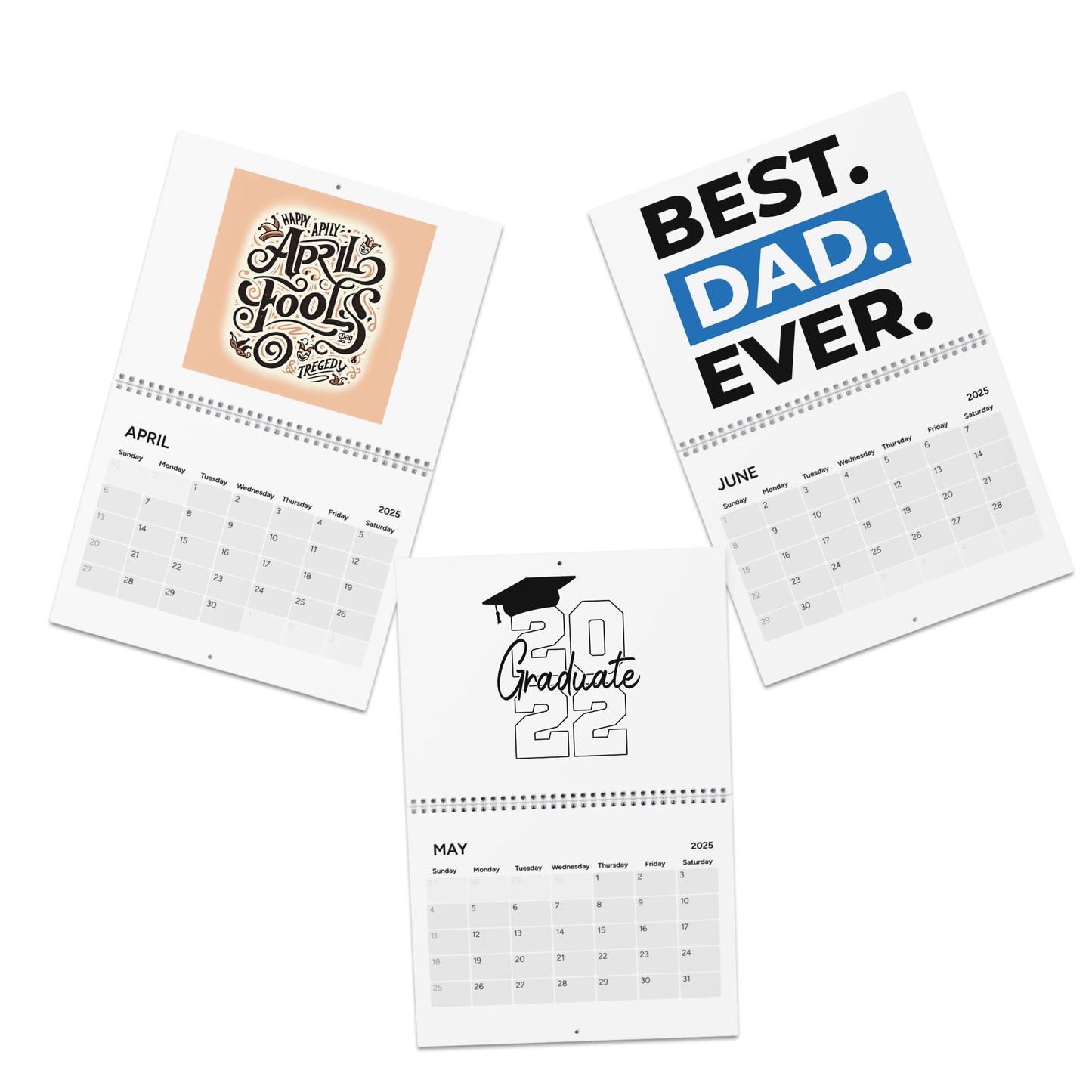 Inspirational Desk Calendar 2025 - Motivational Quotes for Positive Vibes