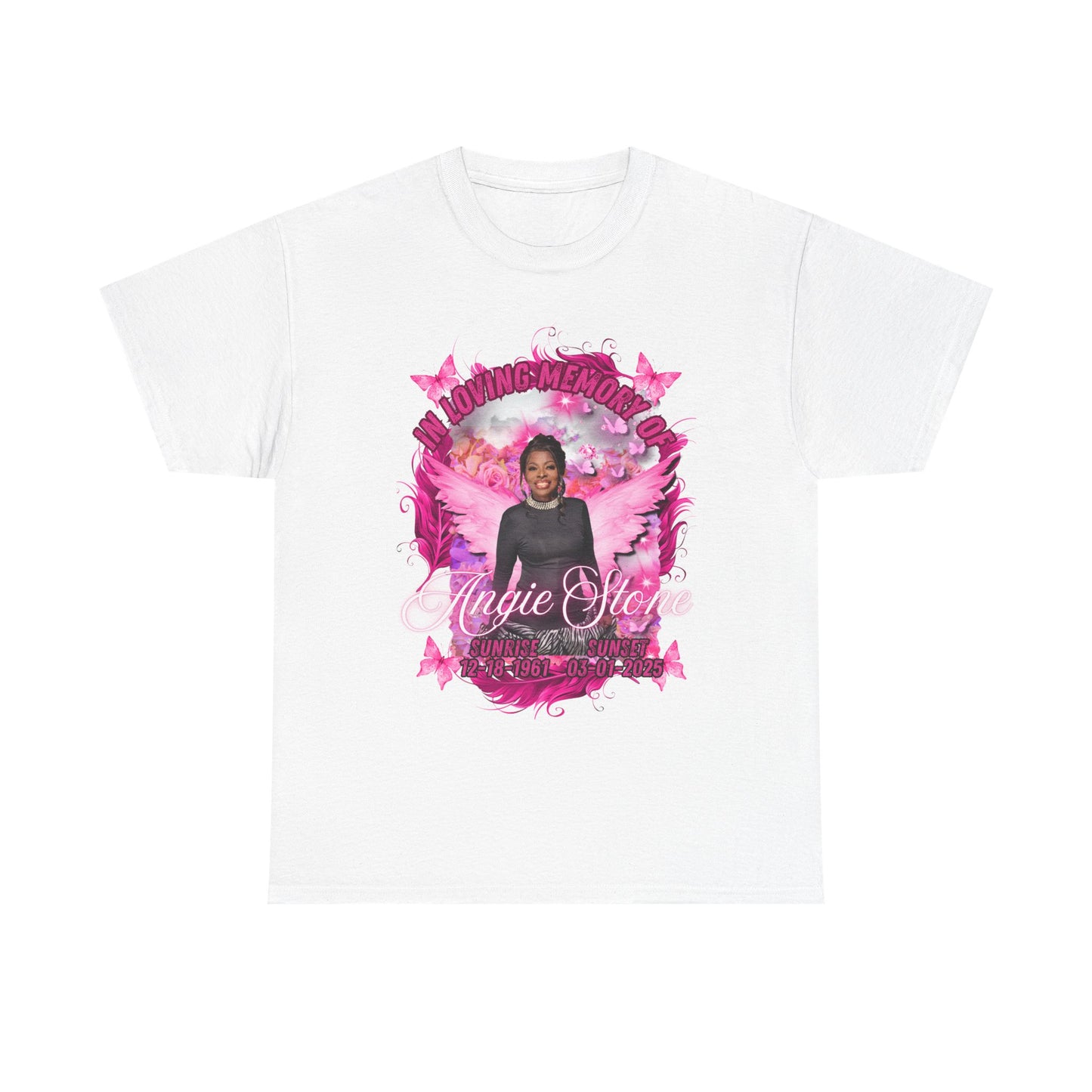 In Loving Memory Unisex Heavy Cotton Tee - Remembrance T-Shirt for Tributes