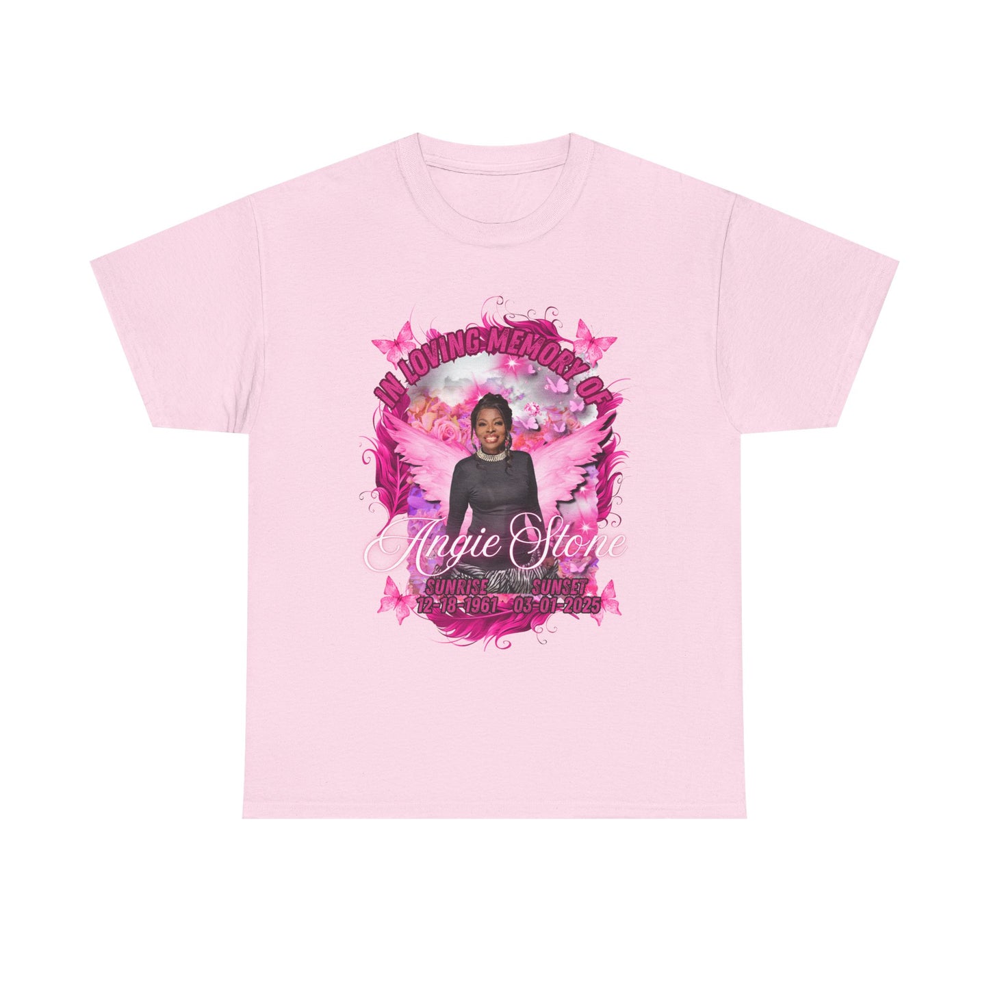 In Loving Memory Unisex Heavy Cotton Tee - Remembrance T-Shirt for Tributes