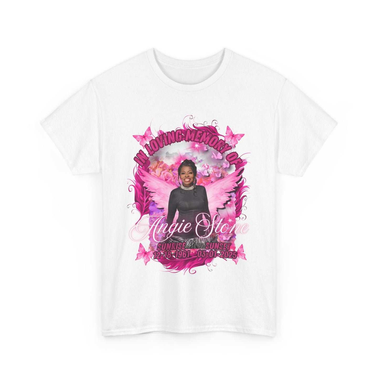 In Loving Memory Unisex Heavy Cotton Tee - Remembrance T-Shirt for Tributes