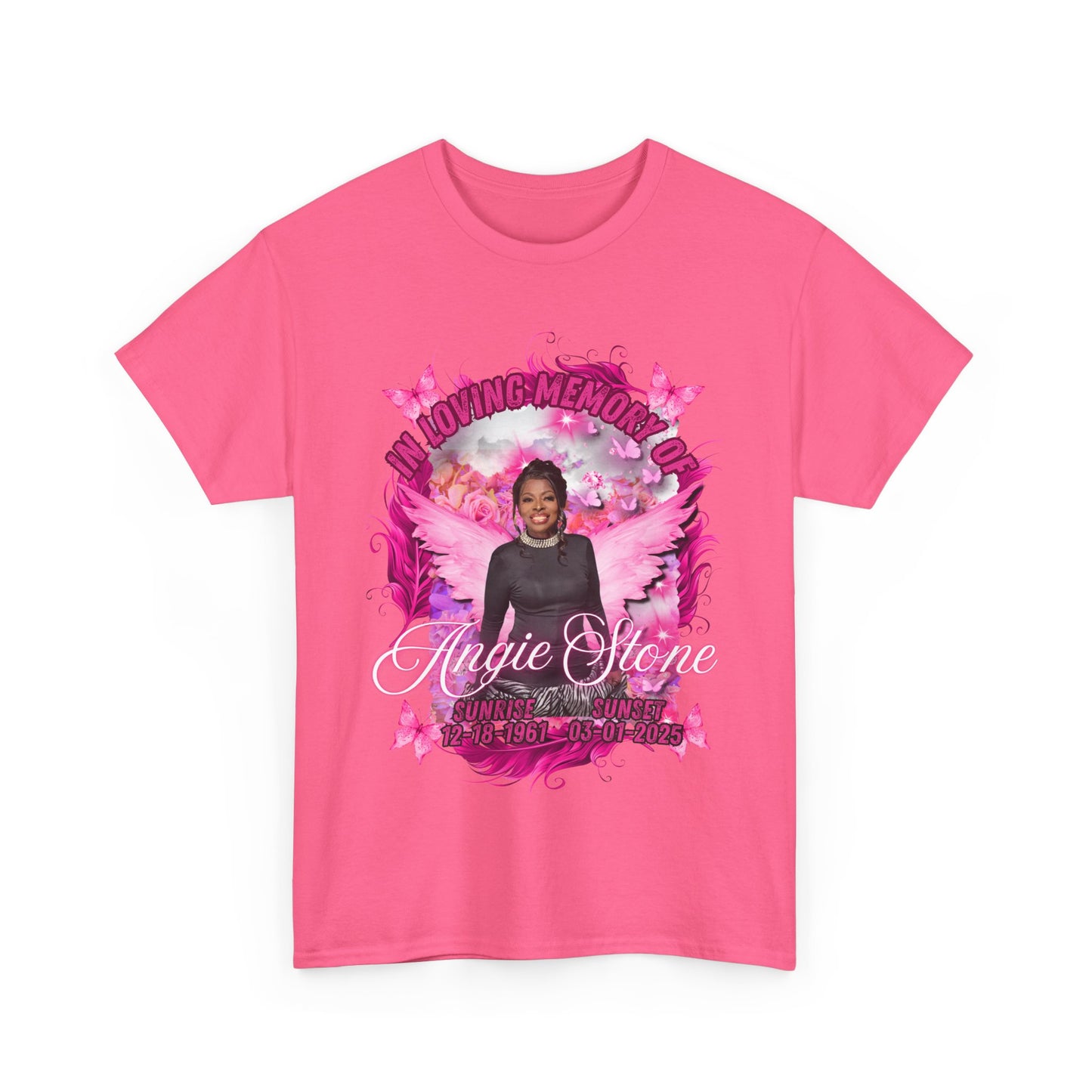 In Loving Memory Unisex Heavy Cotton Tee - Remembrance T-Shirt for Tributes